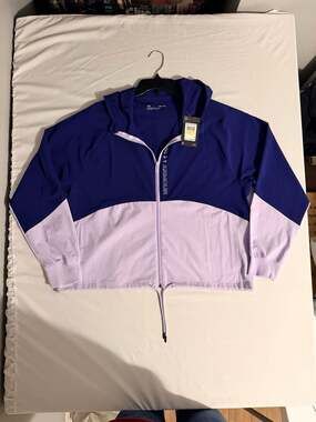 NWT Under Armour Storm Windbreaker Purple Lavender Size M Oversized Fit